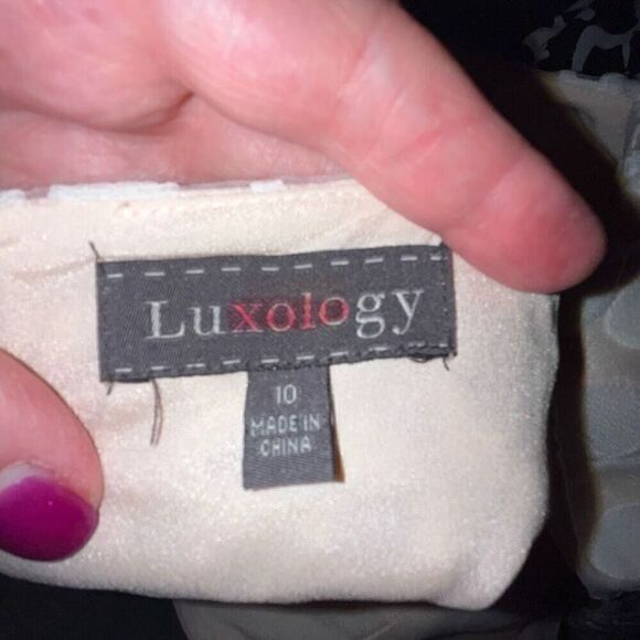 Luxology blush pink lace dress 10 - Picture 5 of 6